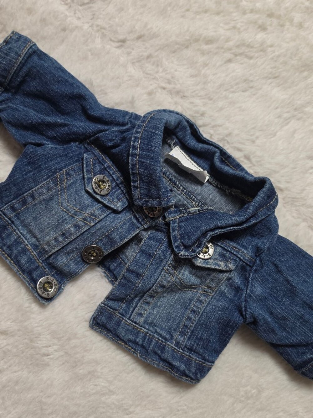 Build-A-Bear Workshop Classic Medium Wash Blue Denim Jacket